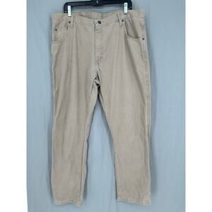 Wrangler Pants Mens 40x32 Khaki Chinos Actual 39x32